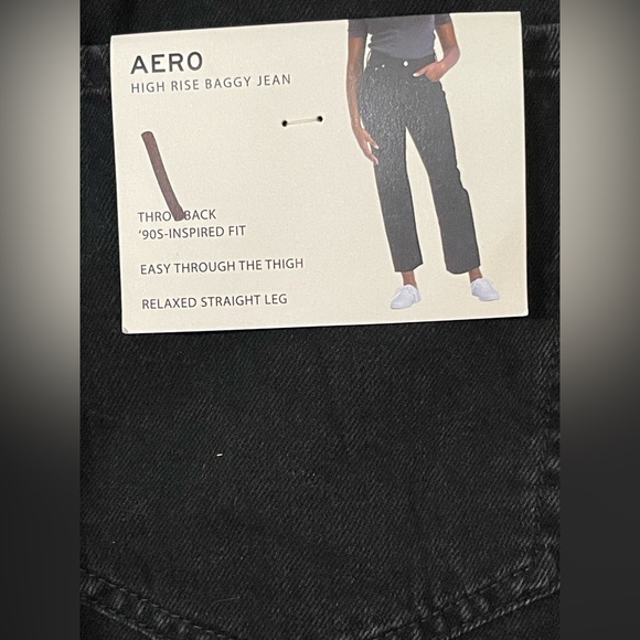 Aeropostale Denim - Aeropostale Black Straight Leg Jeans